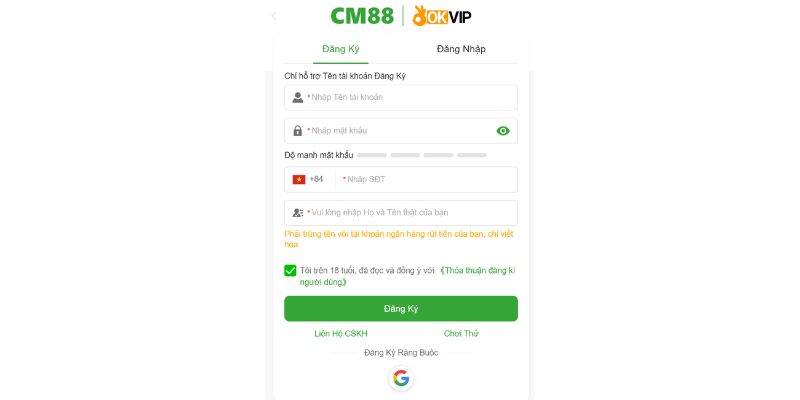 CM88 - Nhà Cái Uy Tín Và Sáng Giá Nhất Việt Nam Năm 2025 4 Hướng Dẫn Mở Tài Khoản Tại Cm88