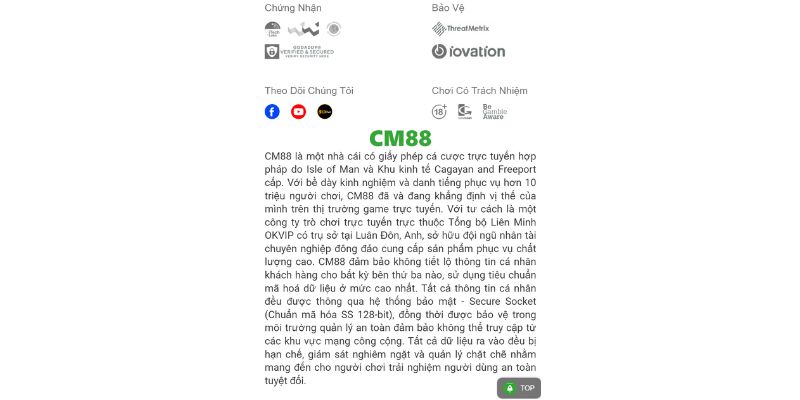CM88 - Nhà Cái Uy Tín Và Sáng Giá Nhất Việt Nam Năm 2025 2 Tổng Quan Về Cm88